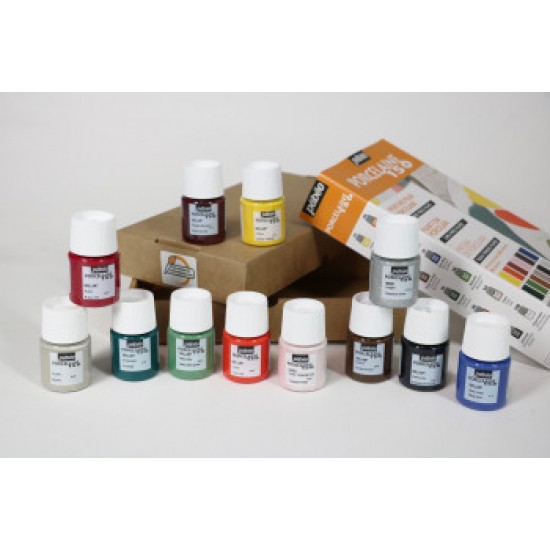 Pebeo Porcelaine 150 Ceramic Paint Exploration Set #2 12 x 20 ml 757472